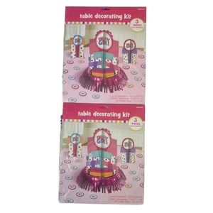Amscan Pink Birthday Girl Table Decorating Kit - Bundle of 2